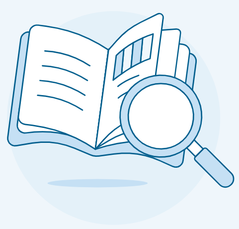 Journal search and open access funding illustration